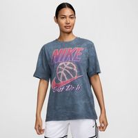 Nike Sportswear Wmns Short-Sleeve Graphic Tee - Dámske - Tričko Nike - Sivé - FZ3477-060 - Veľkosť: M