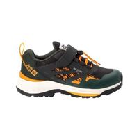 Jack Wolfskin VILI HIKER TEXAPORE K LOW Детски трекинг обувки, черно, размер