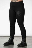 Damen Leggings KILLSTAR - Terminal Force Running - Schwarz S