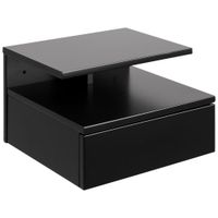 Livetastic NOČNÝ STOLÍK, čierna, 35/22,5/32 cm