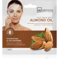 IDC Institute Almond Oil Платнена маска за лице за еднократна употреба 1 бр.