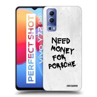 Silikónový čierny obal pre Vivo Y72 5G - White Dollar