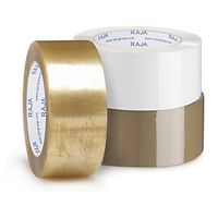 24 x Lepicí PP páska 75mm, návin 66m, hnědá, tloušťka 28µm | RAJA