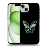 Silikónový prehľadný obal pre Apple iPhone 15 Plus - Diamanty Blue