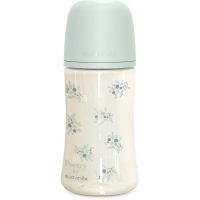 Suavinex Poetry XS Pro Physiological M steklenička za dojenčke 3 m+ Medium Flow - Blue 270 ml
