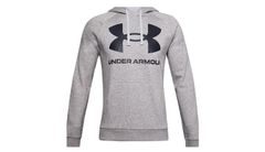 Under Armour Rival Fleece Big Logo Hoodie Grey Pánske - Mikiny a mikiny s kapucou Under Armour - Sivá - 1357093-011-L - Size: L