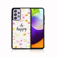 MY ART Silikonski ovitek Samsung Galaxy A52 / A52s / A52 5G BE HAPPY (019)