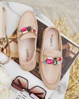 Resti Women's openwork moccasins Mettele