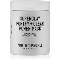 Youth To The People Superclay Purify + Clear Power Mask reinigende Maske für das Gesicht 59 ml