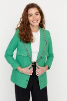 Trendyol Green Woven Tasseled Jacket