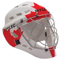 Hokejbalová maska ??Mylec MK3 Ultra Pro II, biela-červená, Senior