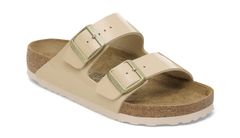 Birkenstock Arizona Birko-Flor Patent Regular Fit Brown Unisex - Sandále Birkenstock - Hnedá - 1013069-5 - Size: 5