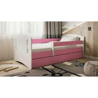 MID.YOU POSTEĽ PRE DETI A MLÁDEŽ 80/180 cm, biela, pink