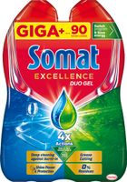 Somat Excellence Duo gél do umývačky riadu 90 dávok