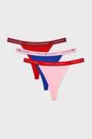 3PACK Tommy Hilfiger Ess Cotton tanga