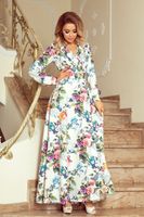 Women's maxi dress with ruffle Numoco