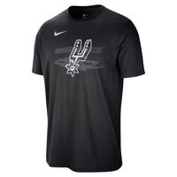Nike NBA San Antonio Spurs Courtside Tee - Pánske - Tričko Nike - Čierne - IF4074-010 - Veľkosť: 2XL