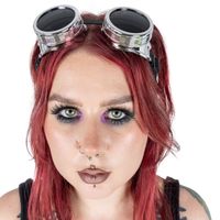 cyber brýle POIZEN INDUSTRIES - REFLECT - SILVER