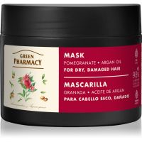 Green Pharmacy Argan Oil & Pomegranate Care Mask maseczka pielęgnująca do włosów zniszczonych 300 ml