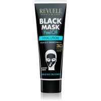 Revuele Black Mask Peel Off Hyaluron čistilna luščilna maska z aktivnim ogljem 80 ml