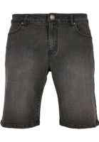 Relaxed Fit Denim Shorts in Genuine Black Washed