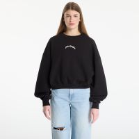 Φούτερ Palm Angels Curved Logo Loose Crop Crew Black/ Tofu S