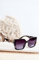 Women's sunglasses with decorative details UV400 black