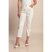 Baumwollhose In Übergröße, Creme