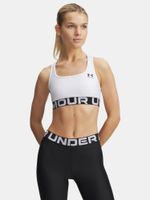Dámská podprsenka Under Armour UA HG Mid Branded-WHT - Dámské