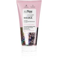 so!flow High Porosity Hair Protein-Emollient Mask maska za okrepitev las za lomljive in izčrpane lase 200 ml