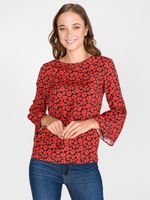 Trussardi Jeans Bluse Rot