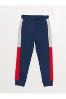 LC Waikiki Color Blocked Boy's Jogger Sweatpants with Elastic Waist