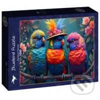Puzzle Dúhové papagáje - puzzle z kategorie 500 - 1000 dílků