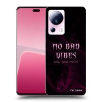 Silikónový prehľadný obal pre Xiaomi 13 Lite - No bad vibes