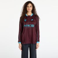 Koszulka Nike Sportswear Women's Long-Sleeve Jersey Top Burgundy Crush/ Baltic Blue M