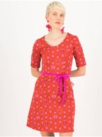 Red women's patterned dress Blutsgeschwister - Women