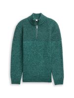 TOM TAILOR Pulover  tamno zelena