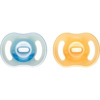 Tommee Tippee Ultra Light Night duda 6-18m Orange/ Blue 2 kos