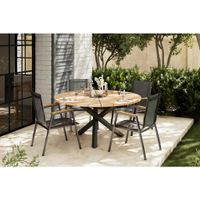 Ambia Garden ZÁHRADNÝ STÔL, drevo, kov, 150/75/150 cm