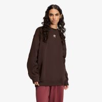 Φούτερ adidas Essentials Fleece Long Oversized Crew Sweatshirt Aurora Coffee S