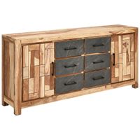 Livetastic ŠIROKÁ KOMODA, indický palisander, 175/80/40 cm