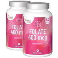 Essentials Folsäure 400 mcg hochdosiert – vegan, 120 Kapseln