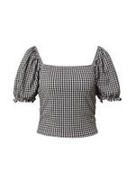 EDITED Bluza 'Floretta'  crna / bijela