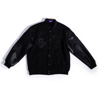The Streets Varsity Jacket - Pánske - Bunda The Streets - Čierne - STRTSVARSJCKT - Veľkosť: XL