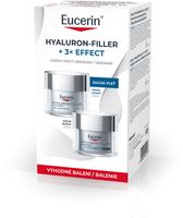 Eucerin HYALURON-FILLER + 3x EFFECT Denný krém pre suchú pleť SPF 15, 50 ml + Vyplňujúci nočný krém, 50 ml