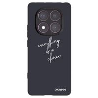 Silikónový čierny obal pre Xiaomi Redmi Note 14 Pro 4G - Všetko je na tebe