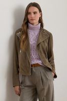 Lauren Ralph Lauren Kožená motorkárska bunda Lauren Ralph Lauren
