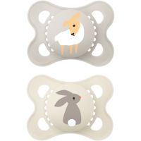 MAM Original 0+m пустушка Grey/ Beige 2 кс