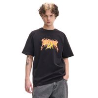 Cropp - Črna majica s potiskom Pokémon Jolteon - črna