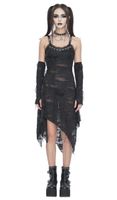 Damenkleid mit Sleeves (Set) DEVIL FASHION - Punk L